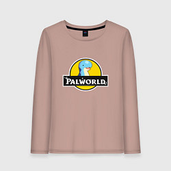 Женский лонгслив Релаксаурус Палворлд