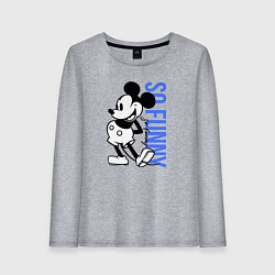 Женский лонгслив So funny Mickey