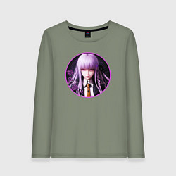 Лонгслив хлопковый женский Кёко Киригири: Danganronpa, цвет: авокадо