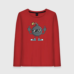 Женский лонгслив Bomb fuck