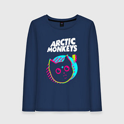 Женский лонгслив Arctic Monkeys rock star cat