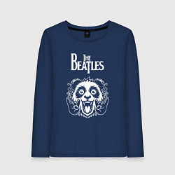 Женский лонгслив The Beatles rock panda