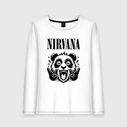 Женский лонгслив Nirvana - rock panda