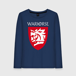 Женский лонгслив Warhorse logo