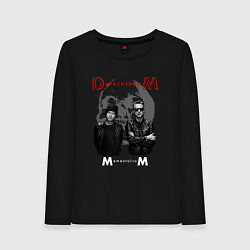Лонгслив хлопковый женский Depeche Mode - Memento mori tour band, цвет: черный