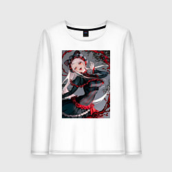 Лонгслив хлопковый женский Повелитель Шаллтир Бладфоллен, цвет: белый
