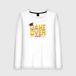 Женский лонгслив 2024 game over