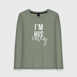 Женский лонгслив I am his only