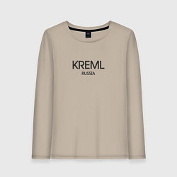 Лонгслив хлопковый женский Kreml, цвет: миндальный