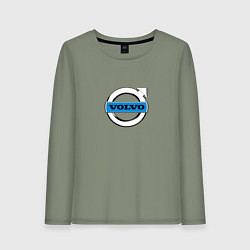 Женский лонгслив Volvo logo