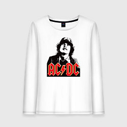 Женский лонгслив ACDC Angus Young rock