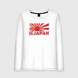 Женский лонгслив Japan sun