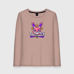 Лонгслив хлопковый женский Zenless Zone Zero gentle house, цвет: пыльно-розовый