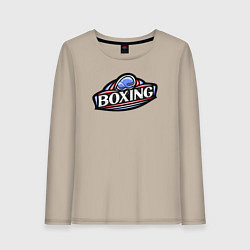 Женский лонгслив Boxing sport