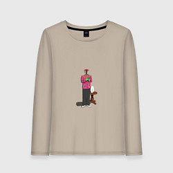 Женский лонгслив Межпространственный колдун Маджента