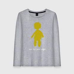 Лонгслив хлопковый женский Depeche Mode - lspa angel, цвет: меланж