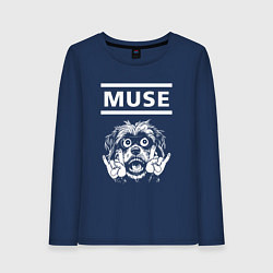 Женский лонгслив Muse rock dog