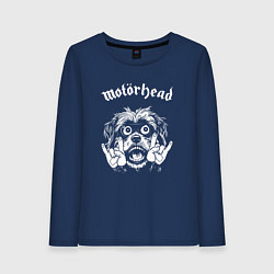 Женский лонгслив Motorhead rock dog