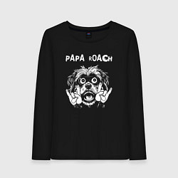 Женский лонгслив Papa Roach rock dog