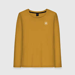 Женский лонгслив Сокрушу пред ним врагов его Ника 2 белая на узорно