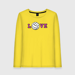 Женский лонгслив Love volley