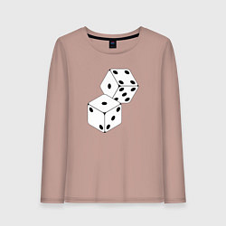 Женский лонгслив Азарт на грани