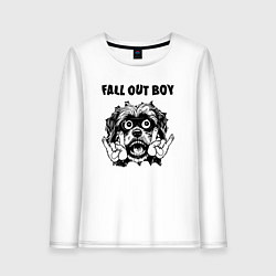 Женский лонгслив Fall Out Boy - rock dog