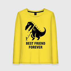 Женский лонгслив Godzilla best friend