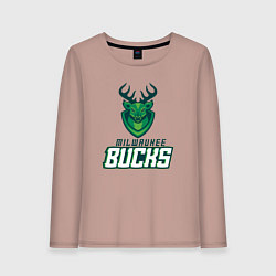 Женский лонгслив Milwaukee Bucks NBA