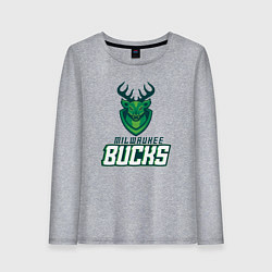 Женский лонгслив Milwaukee Bucks NBA