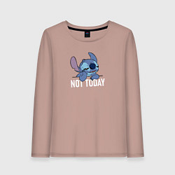 Женский лонгслив Not today Stitch