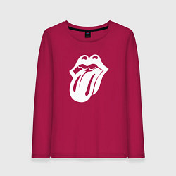 Женский лонгслив Rolling Stones - white logo