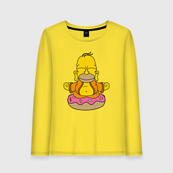 Женский лонгслив Homer yoga