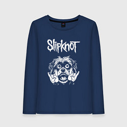 Женский лонгслив Slipknot rock dog