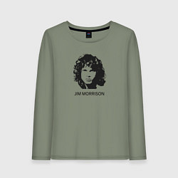 Женский лонгслив Jim Morrison rock legend