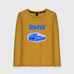 Женский лонгслив Blue bmw