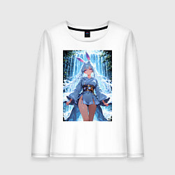 Женский лонгслив Зайка в гармонии с природой