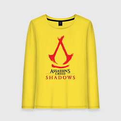 Женский лонгслив Assassins Creed Shadows - badge