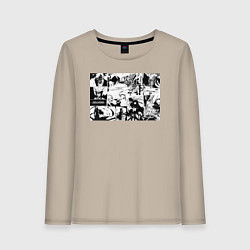 Женский лонгслив Блич арт