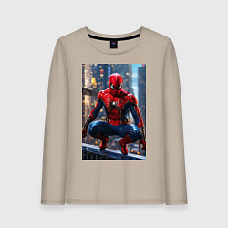 Женский лонгслив Человек-паук на страже