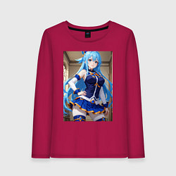 Женский лонгслив Богиня Аква Коносуба