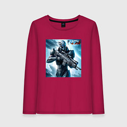 Лонгслив хлопковый женский Mass Effect - N7 ai art, цвет: маджента