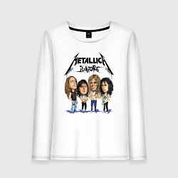 Лонгслив хлопковый женский Metallica juniors - cartoon, цвет: белый