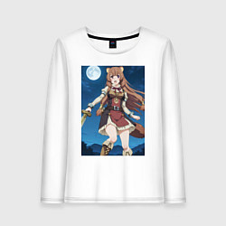 Женский лонгслив Рафталия сражается в ночи