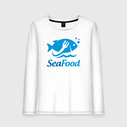 Женский лонгслив Морские продукты