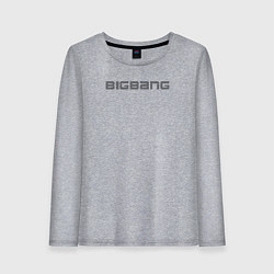 Лонгслив хлопковый женский Bigbang, цвет: меланж