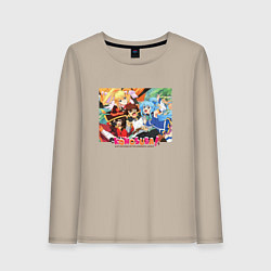 Женский лонгслив Konosuba together