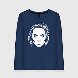 Женский лонгслив Анджелина Джоли лицо