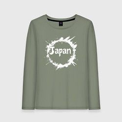 Женский лонгслив Японский круг