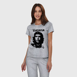 Пижама хлопковая женская Che Guevara, цвет: меланж — фото 2